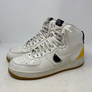 Nike Air Force 1 High 07 LV8 NBA White Yellow Gum Mens CT2306-101 Size 11